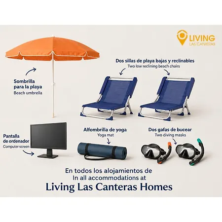 Apartament Living Canteras Homes - Seductive Beachfront